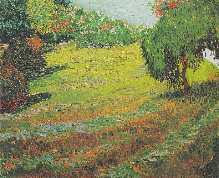 Vincent Van Gogh Garten mit Trauerweide China oil painting art